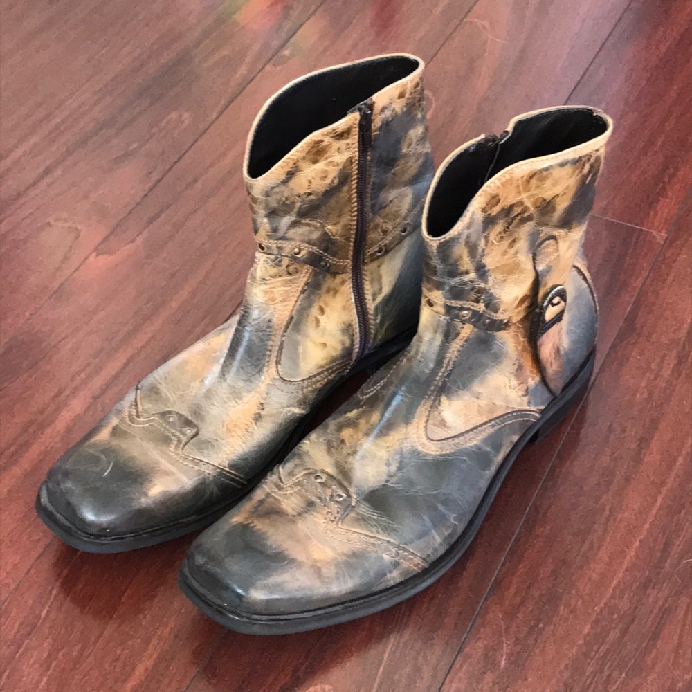 Italian Leather Boots by DEBUT 44EU Men’s